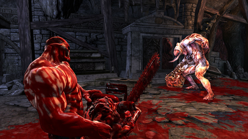 Illustration for article titled One Of These Splatterhouse Screens Is Actually Quite Pleasant